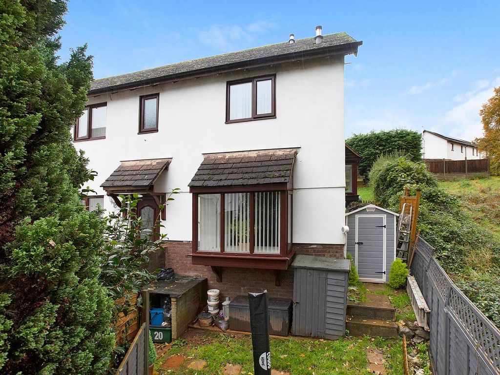 2 bed end terrace house for sale in Taylor Close, Dawlish EX7, £200,000