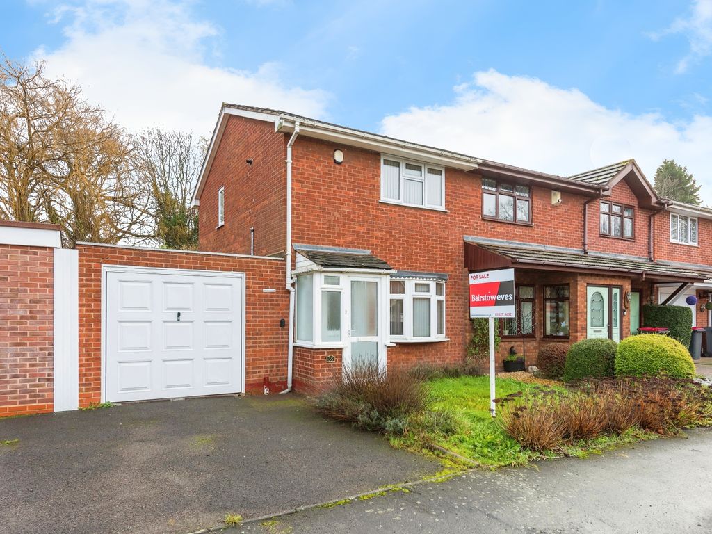 2 bed semidetached house for sale in Laburnum Close, Kingsbury, Tamworth, Warwickshire B78, £