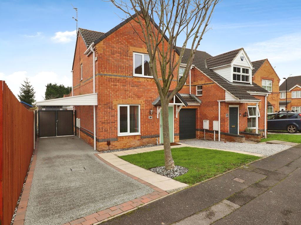 2 bed semidetached house for sale in Swallow Crescent, Rawmarsh