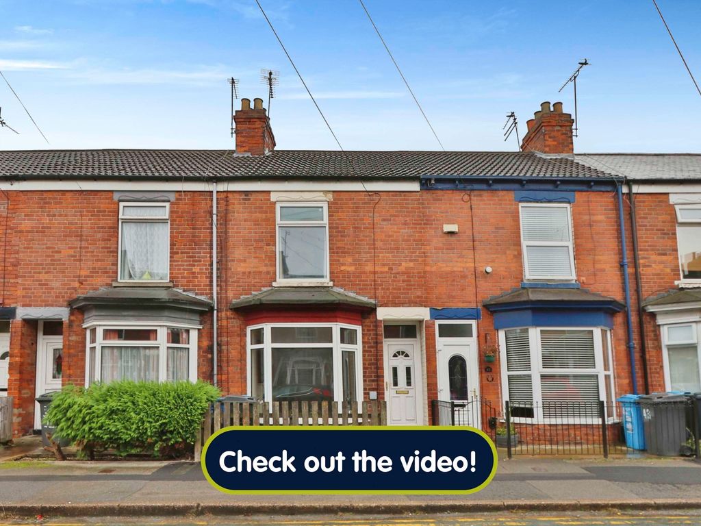 2 bed terraced house for sale in Newstead Street, Hull HU5, £90,000