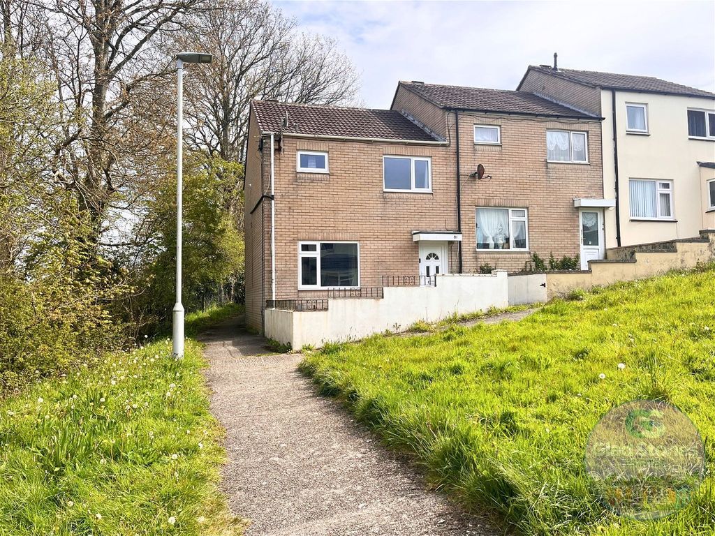 3 bed end terrace house for sale in Northampton Close, Plymouth PL5, £
