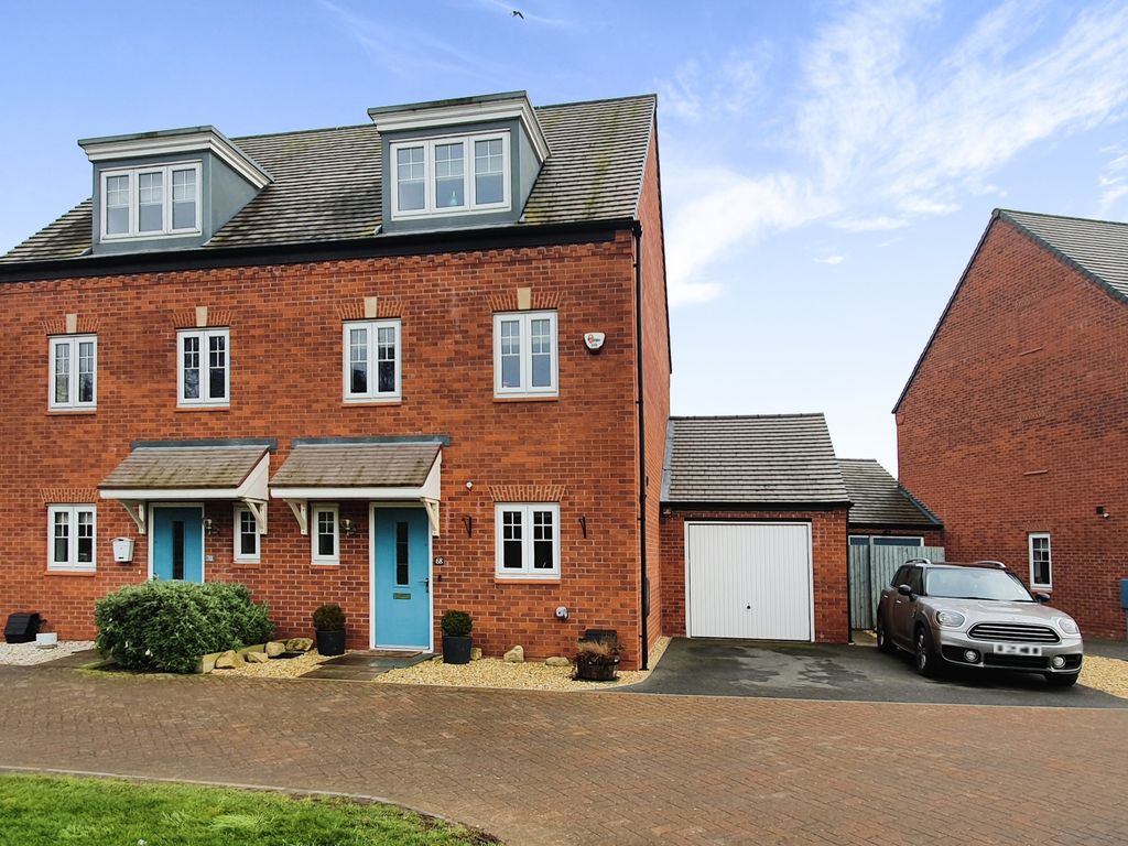 3 bed semidetached house for sale in Mill Hill Wood Way, Ibstock LE67