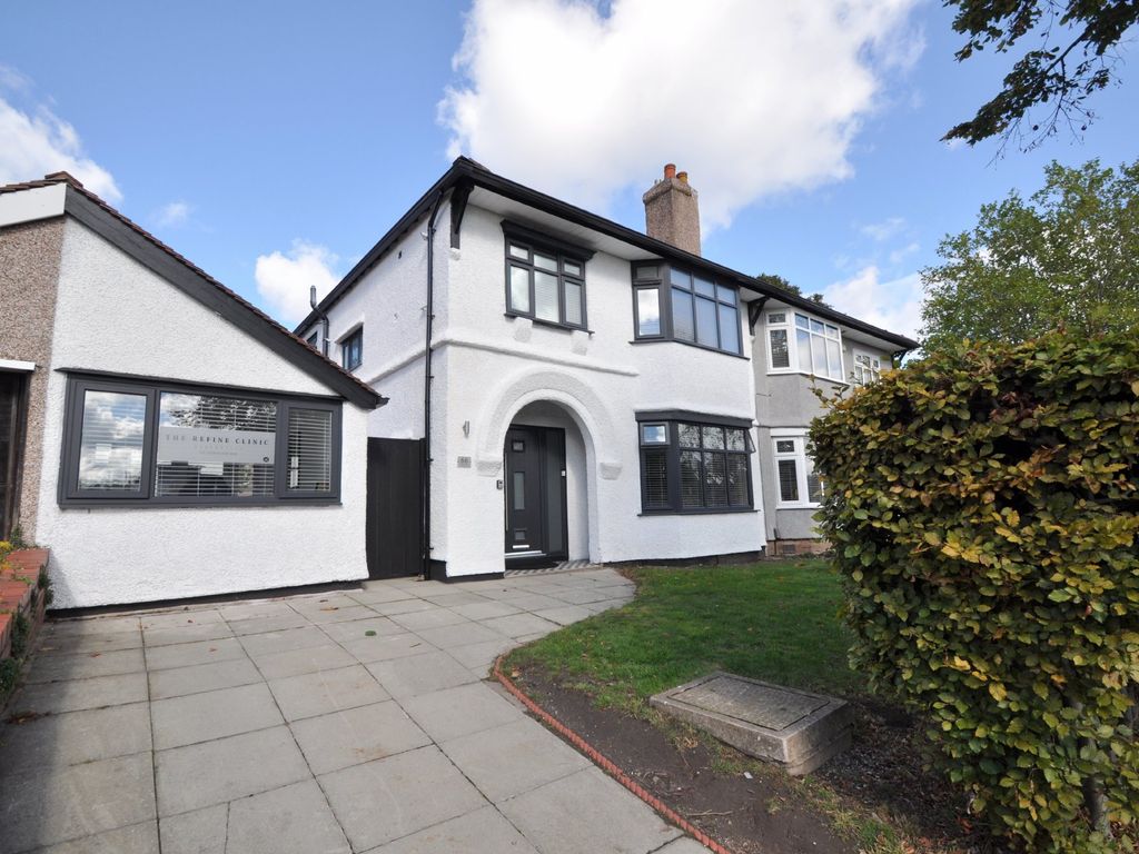 3 bed semidetached house for sale in Kings Lane, Bebington, Wirral