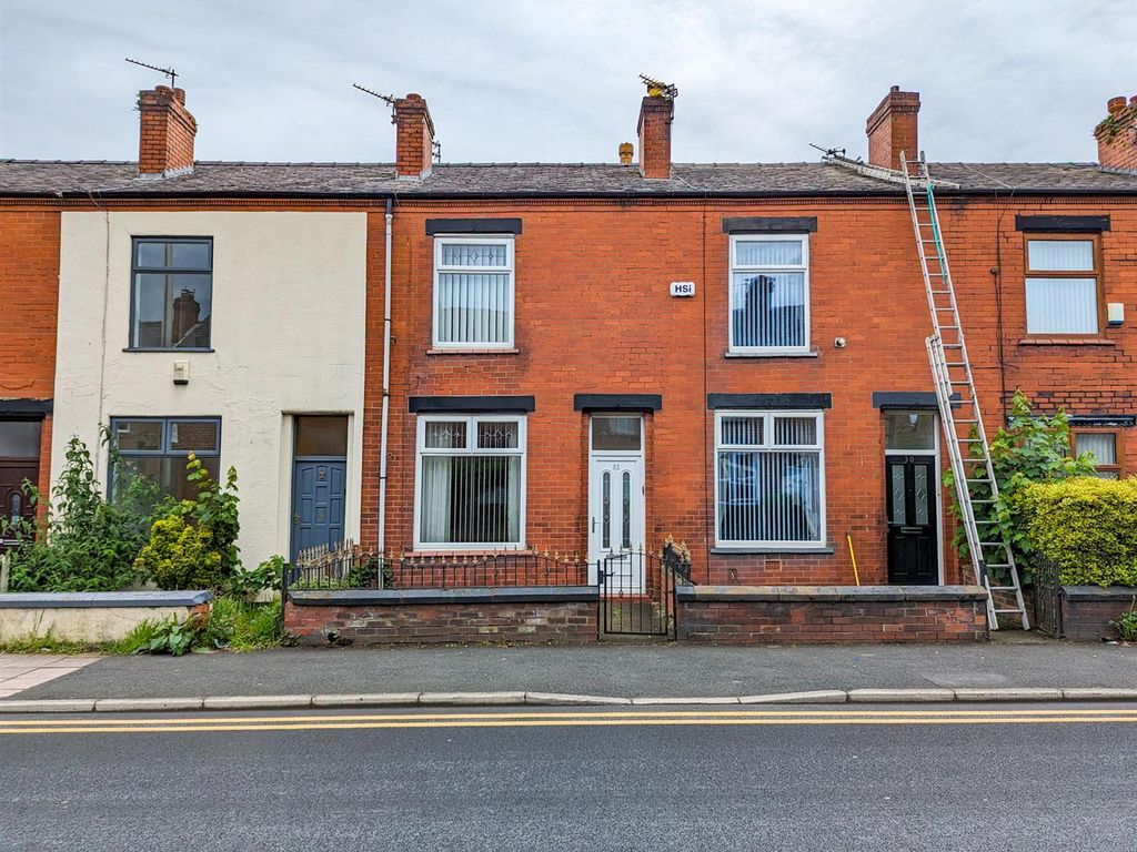 3 bed terraced house for sale in Manchester Road, Leigh WN7, £139,950