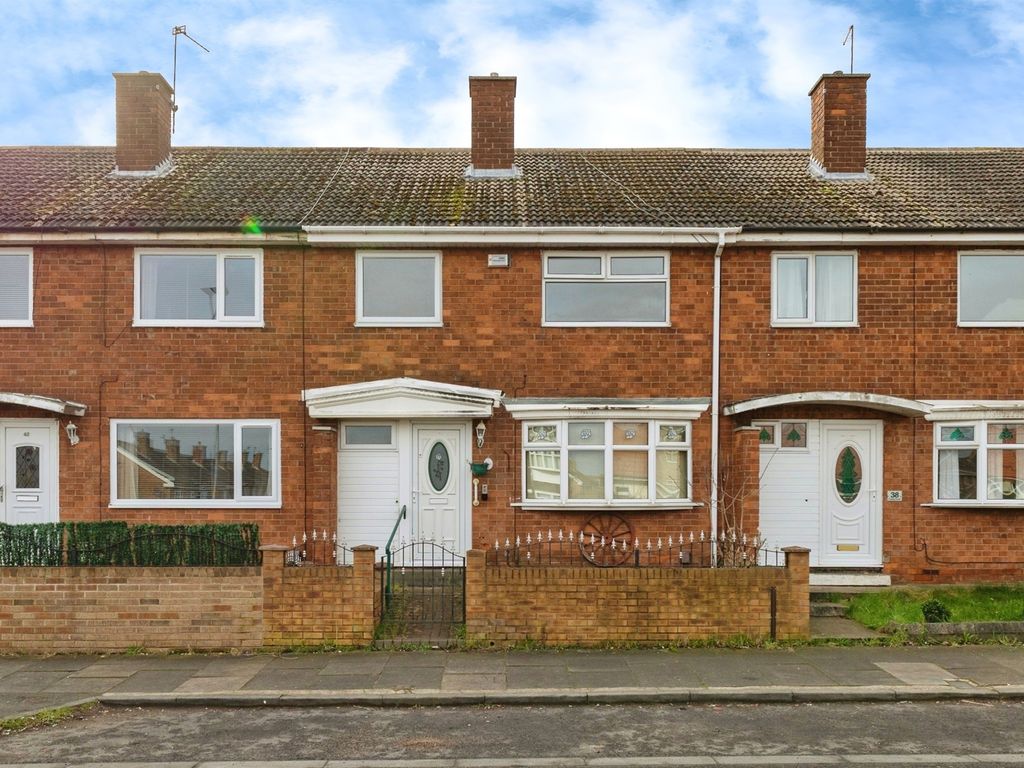 3 bed terraced house for sale in Fulbeck Road, Middlesbrough TS3, £