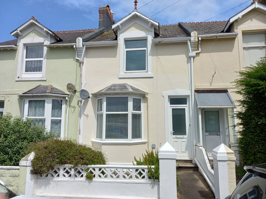 2 bed terraced house for sale in Carlton Road, Torquay TQ1, £215,000