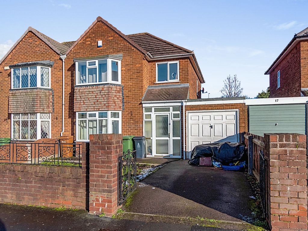 3 bed semidetached house for sale in Broad Way, Pelsall, Walsall, West