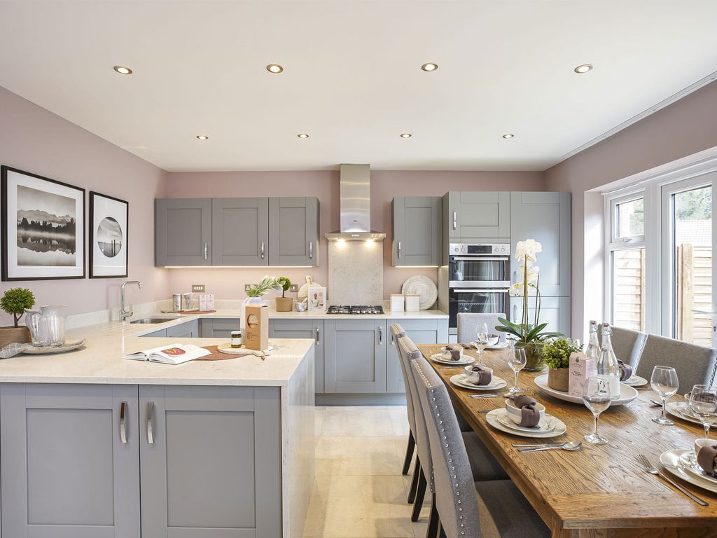 New home, 4 bed detached house for sale in "The Wollaton" at Martley Road, Lower Broadheath