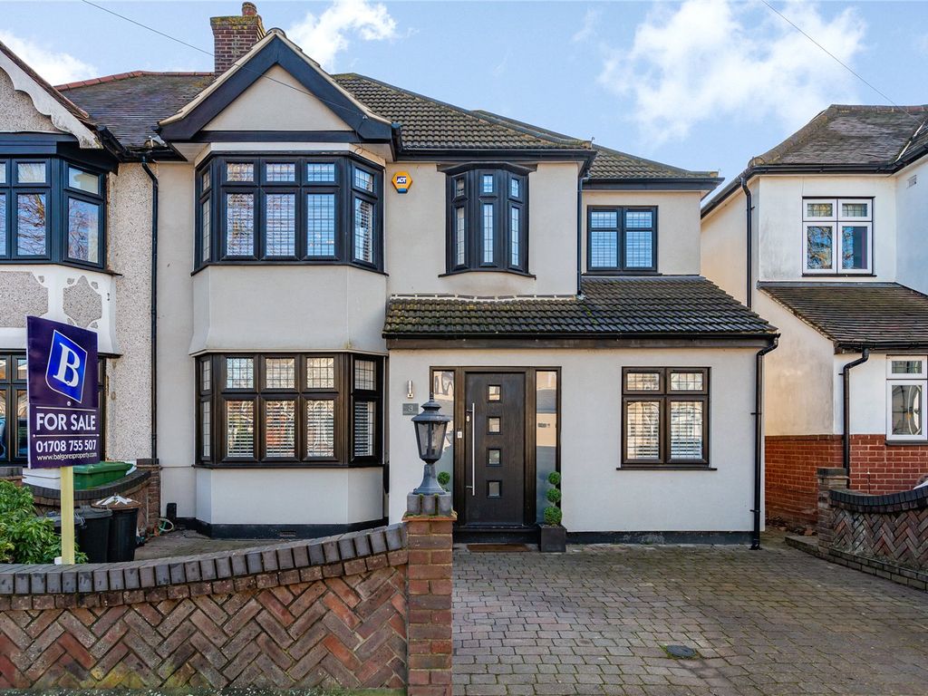 4 bed semidetached house for sale in Western Avenue, Gidea Park RM2