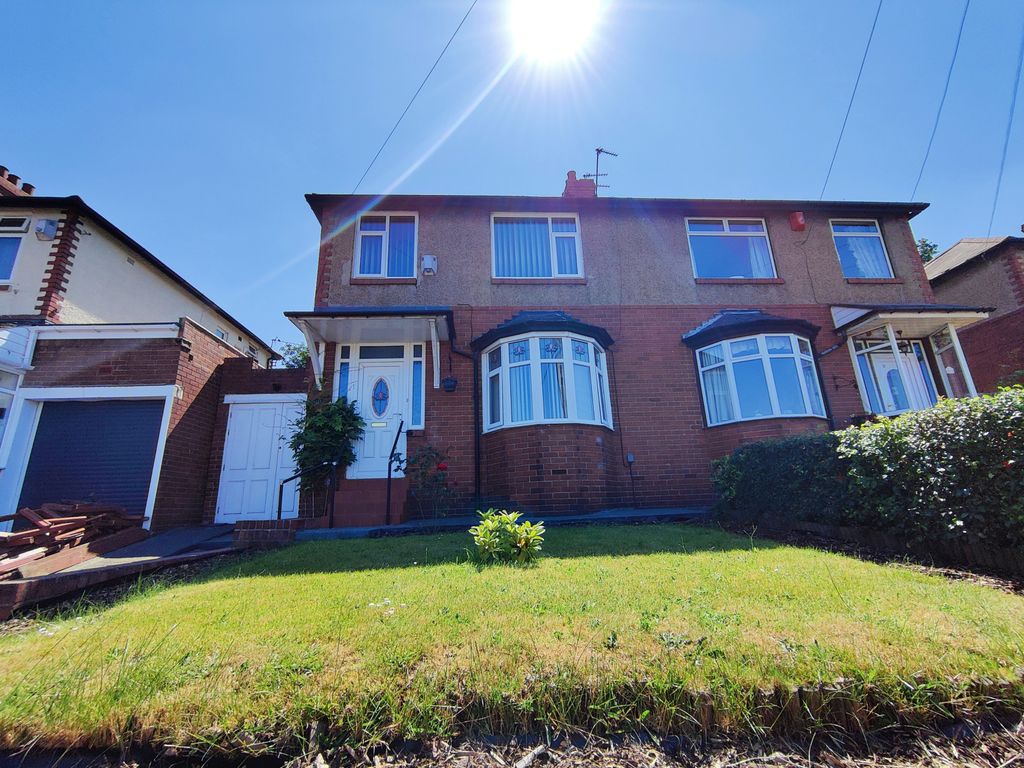 3 bed semidetached house for sale in Denton Road, Newcastle Upon Tyne