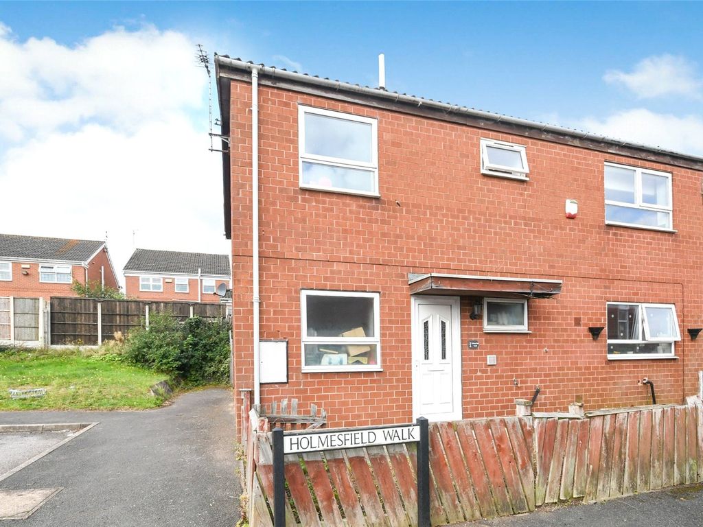4 bed end terrace house for sale in Holmesfield Walk, Mansfield, Nottinghamshire NG18, £120,000