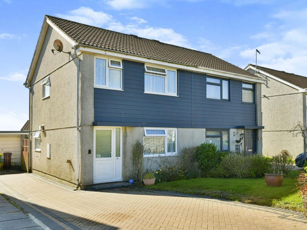 3 bed semidetached house for sale in Hallane Road, St. Austell
