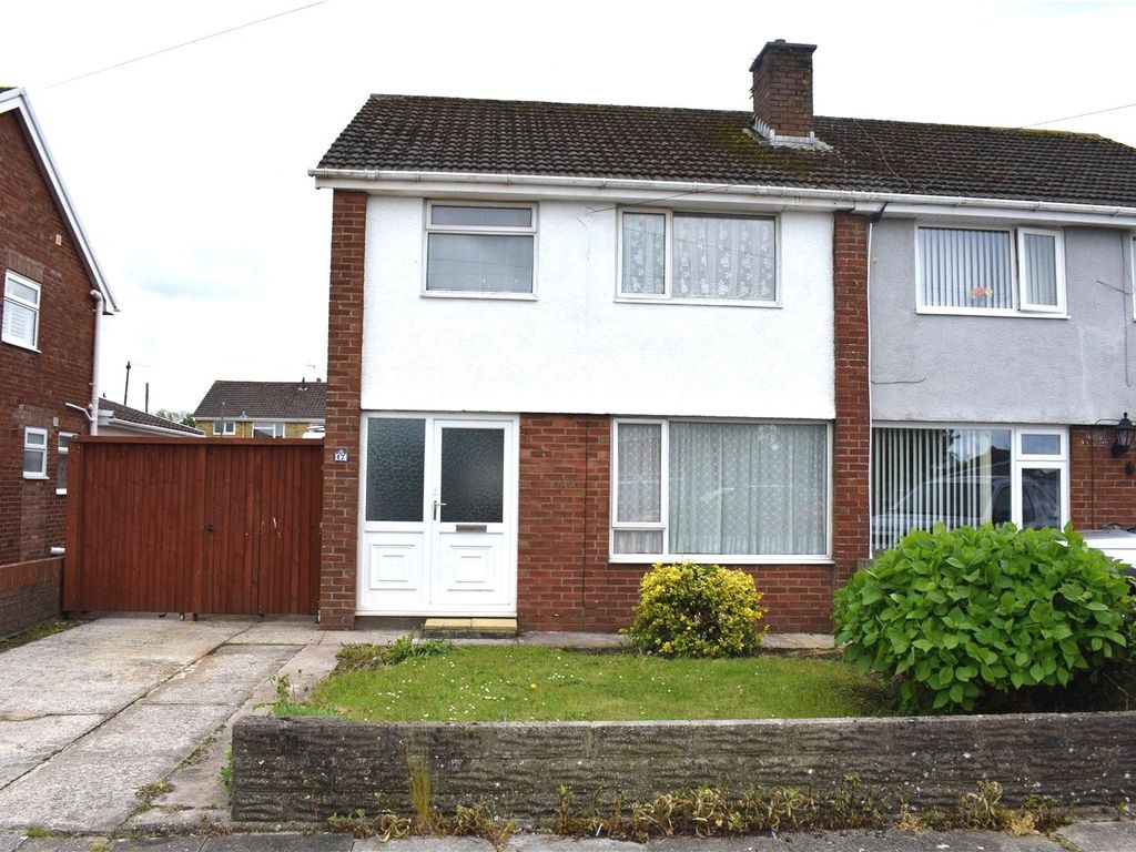 3 bed semidetached house for sale in Woodland Place, North Cornelly, Bridgend CF33, £199,950
