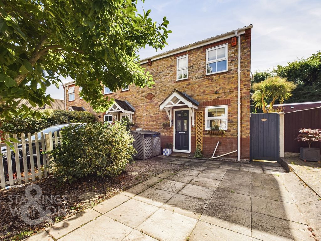 2 bed end terrace house for sale in Romany Road, Norwich NR3, £250,000