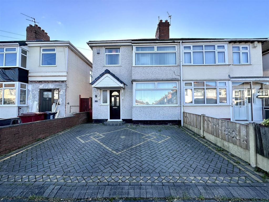 3 bed semidetached house for sale in Jeffreys Drive, Huyton, Liverpool