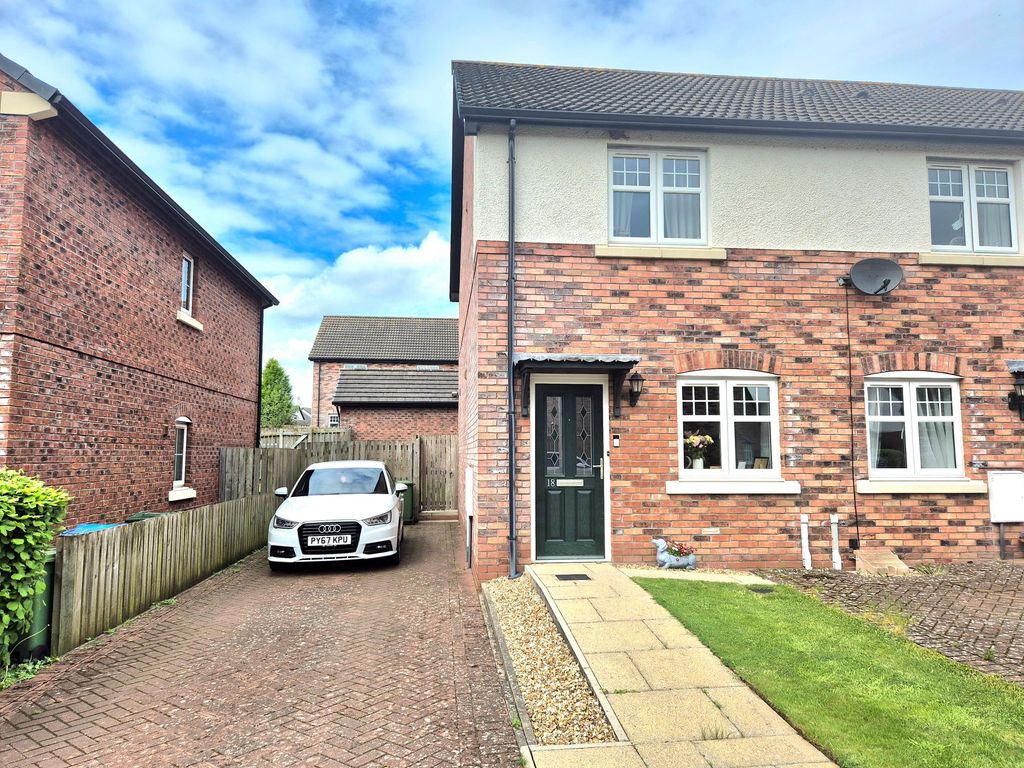 2 bed end terrace house for sale in Kirkland Fold, Wigton CA7, £120,000