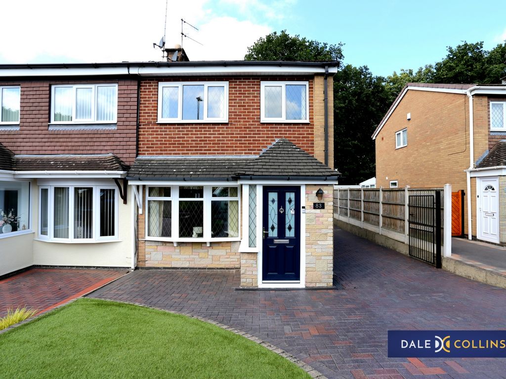 3 bed semidetached house for sale in Delaney Drive, Parkhall ST3, £