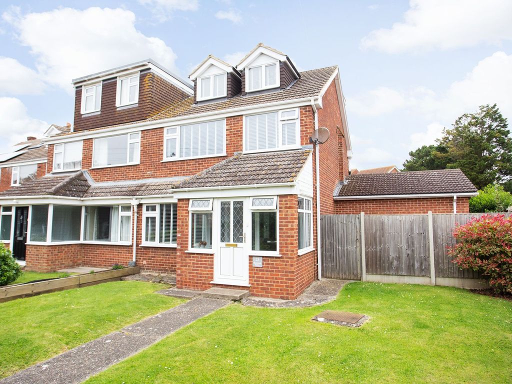 3 bed semidetached house for sale in Sherwood Drive, Whitstable CT5, £