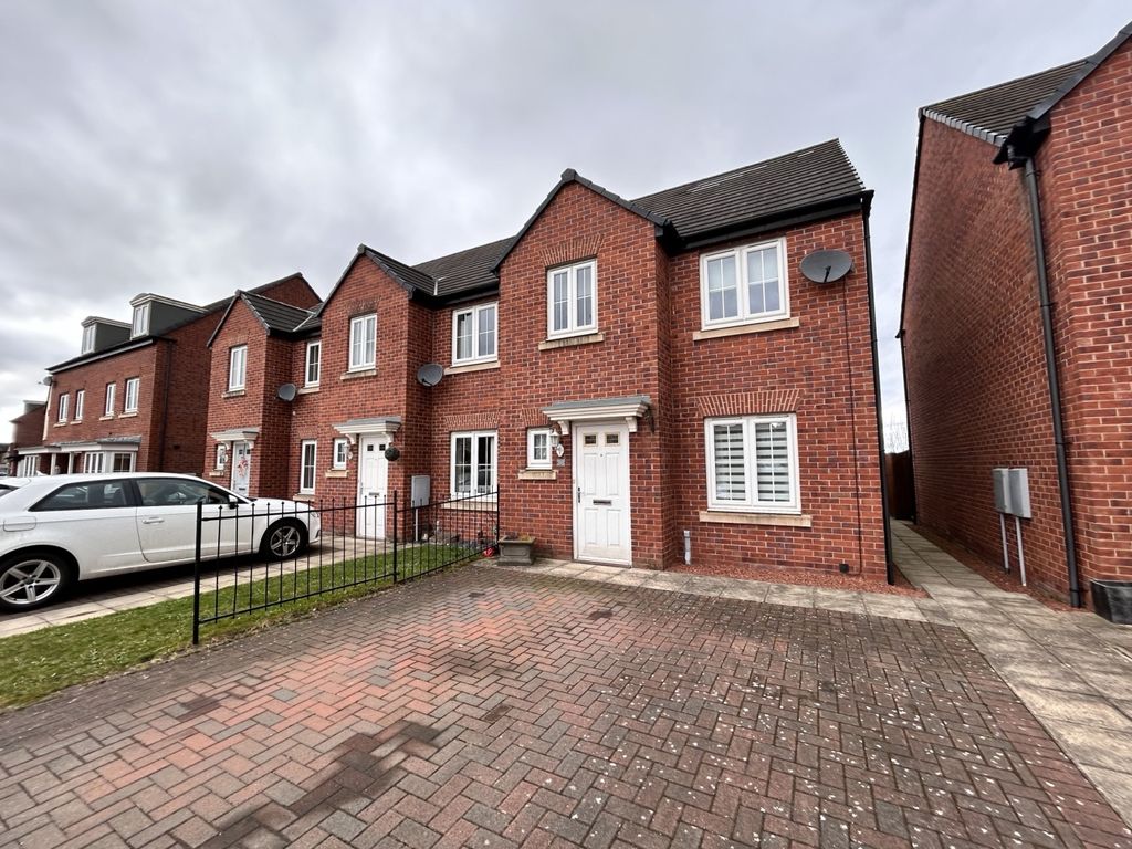 3 bed semidetached house for sale in Prospect Place, Coxhoe, Durham