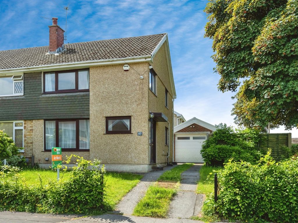 3 bed semidetached house for sale in Gwelfor, Dunvant, Swansea SA2, £