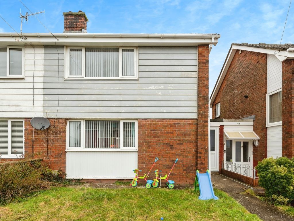 2 bed semidetached house for sale in Samuel Crescent, Gendros, Swansea