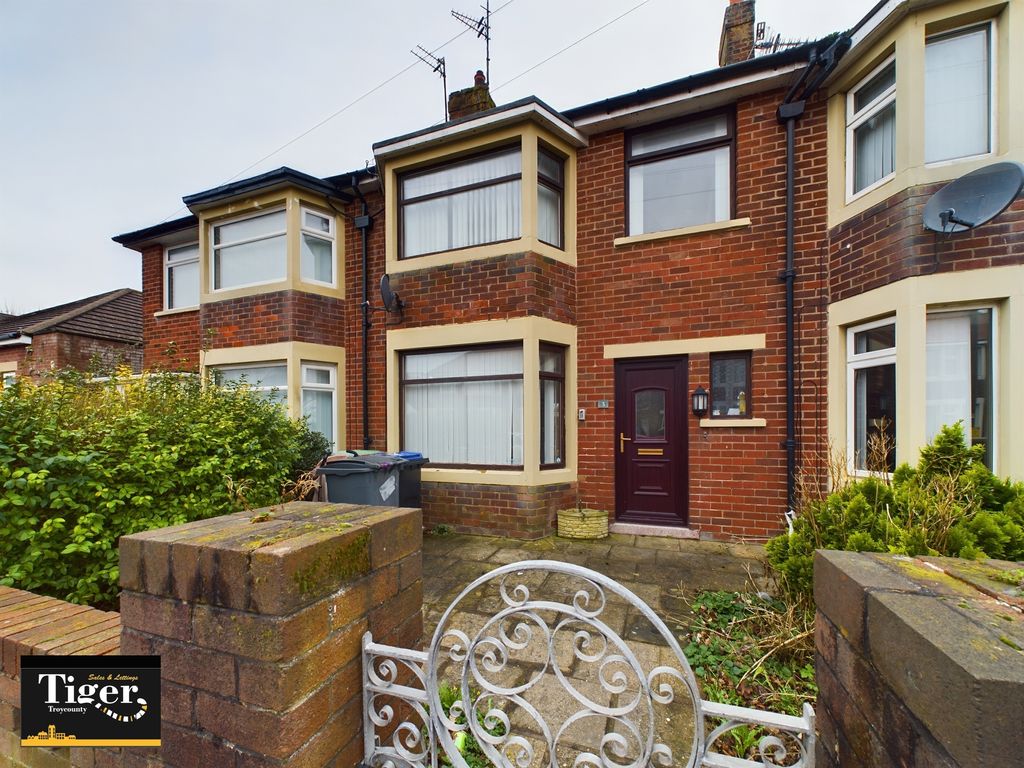 3 bed terraced house for sale in Kingsley Road, Blackpool FY3, £119,950