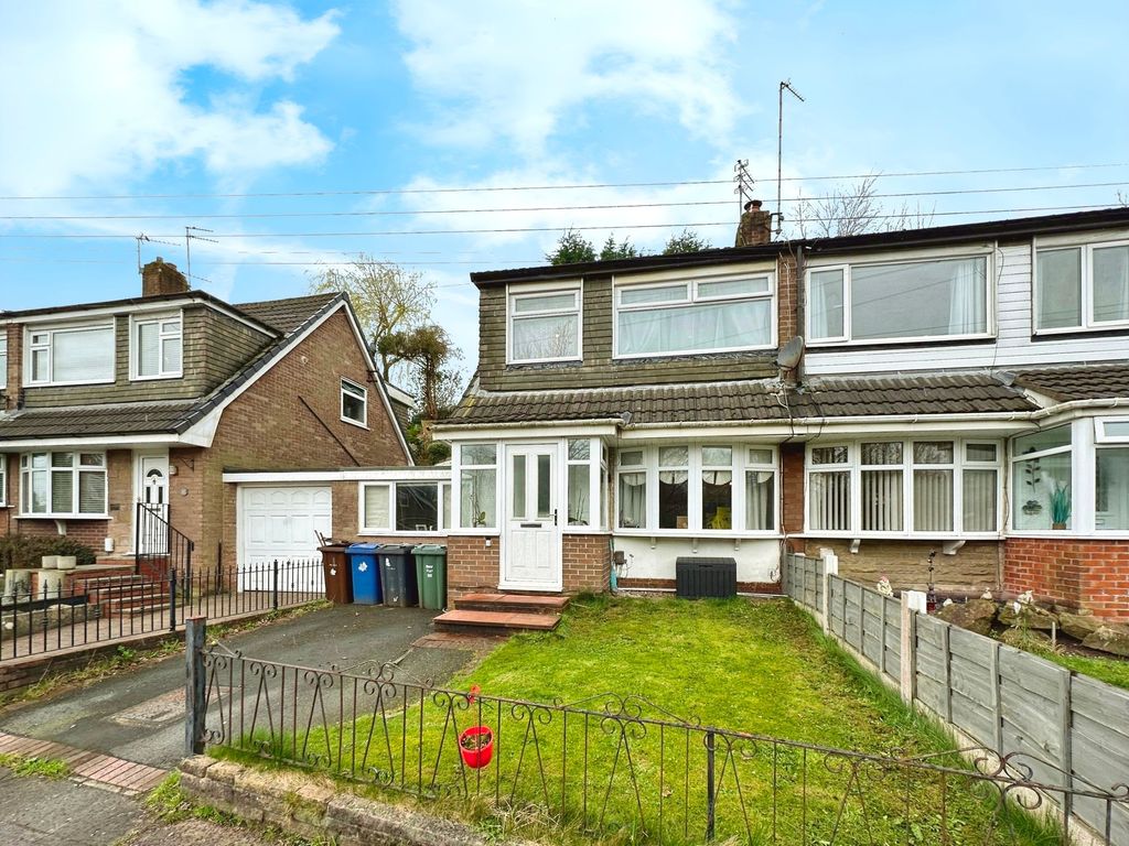 3 bed semidetached house for sale in Nuttall Avenue, Whitefield M45, £