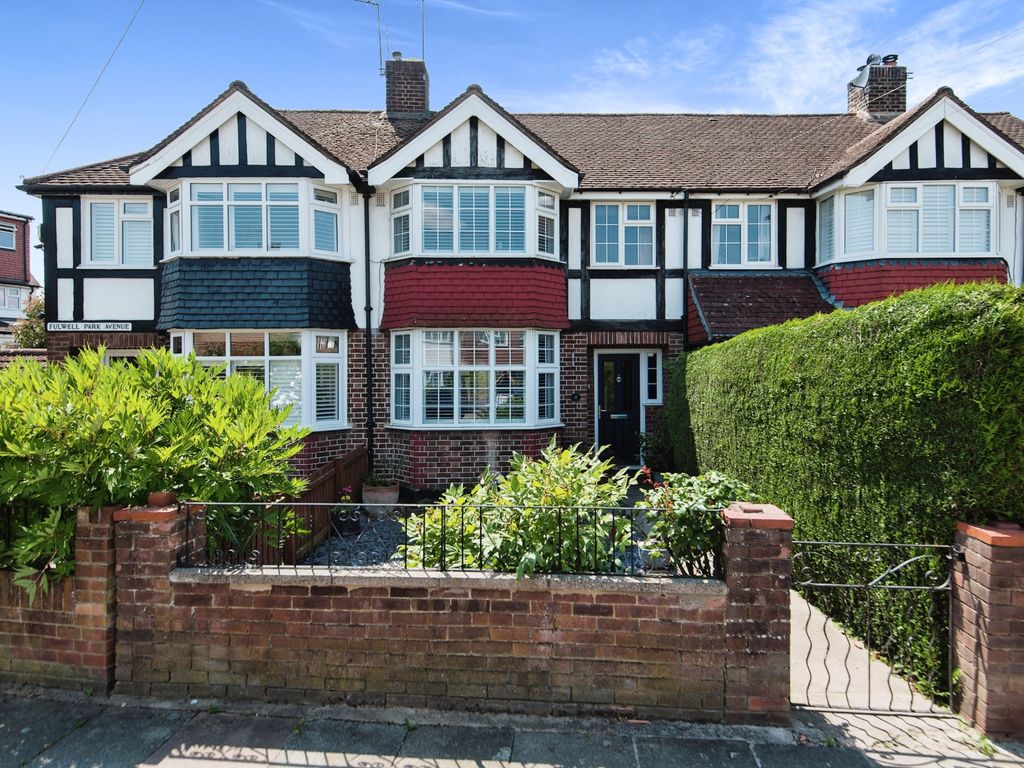 3 bed terraced house for sale in Fulwell Park Avenue, Twickenham TW2, £