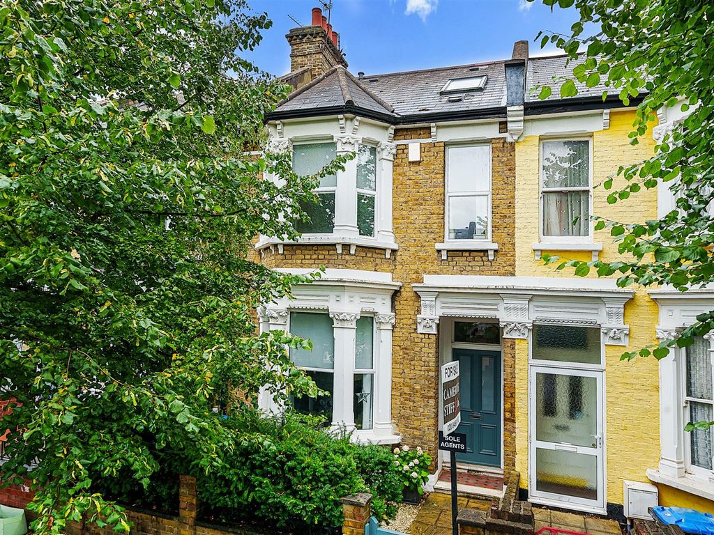 4 bed terraced house for sale in Plympton Avenue, London NW6, £