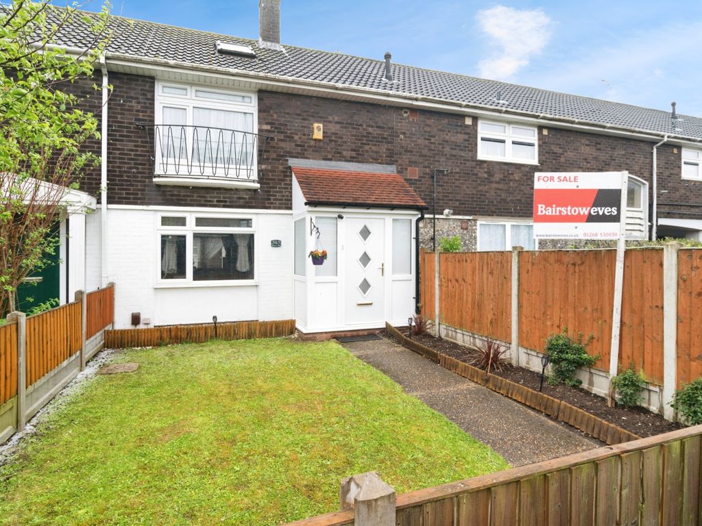 2 bed terraced house for sale in Whitmore Way, Basildon, Essex SS14, £
