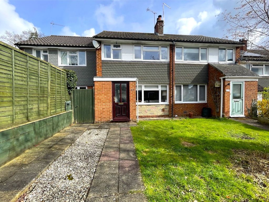 3 bed terraced house for sale in Gloucester Road, Bagshot, Surrey GU19