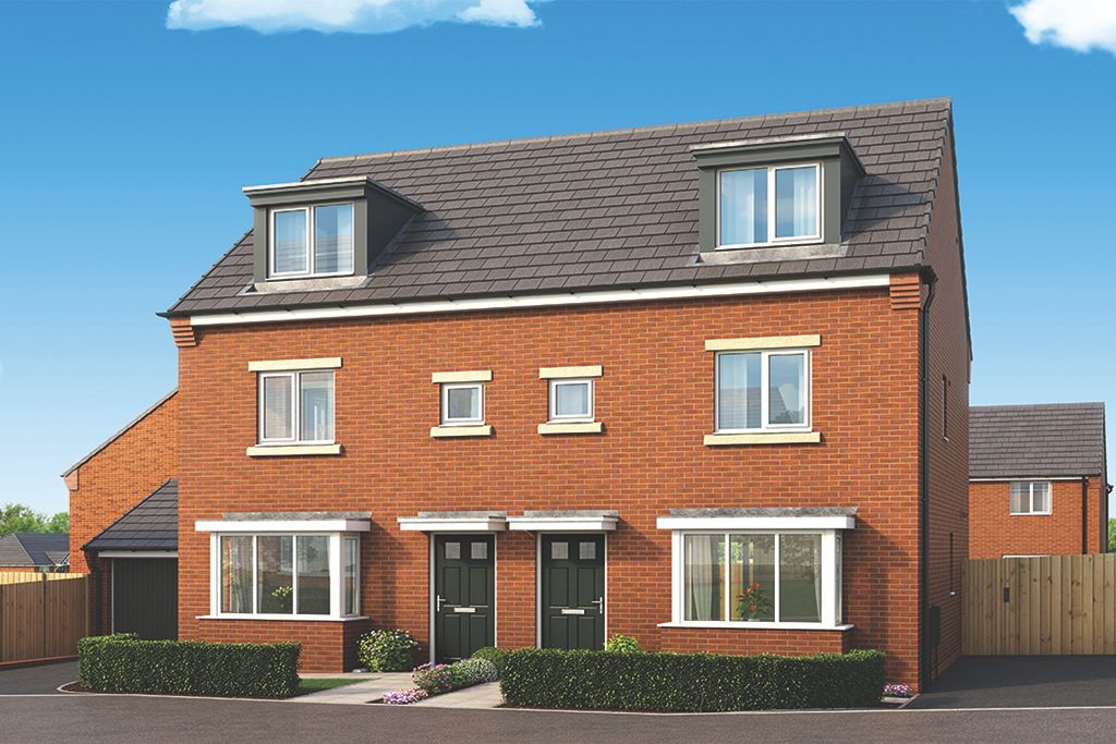 New home, 3 bed semidetached house for sale in "The Rathmell" at