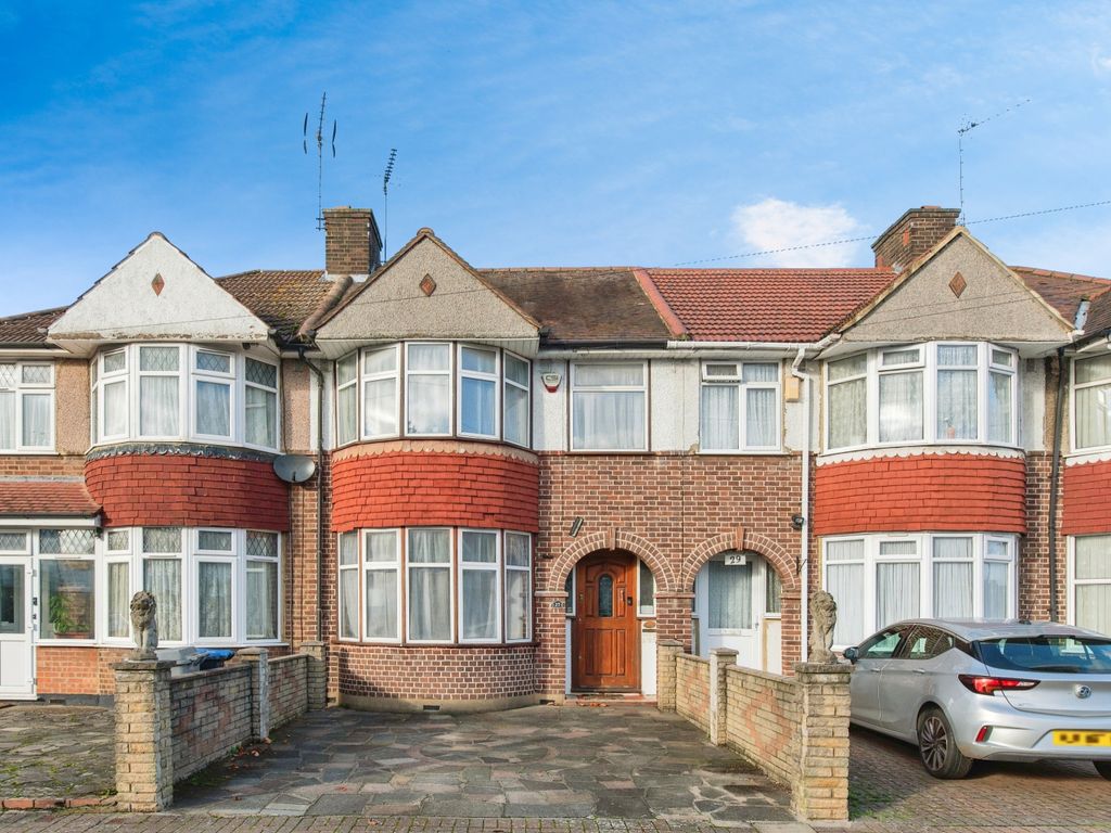 3 bed terraced house for sale in Girton Avenue, Queensbury NW9, £