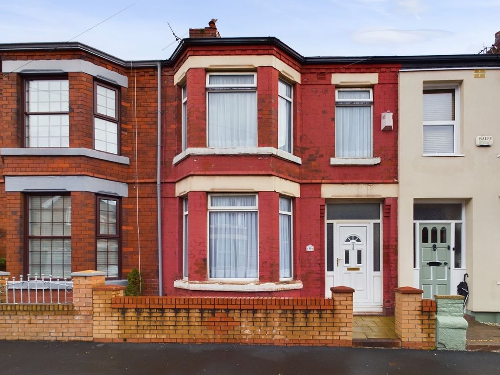 3 bed terraced house for sale in Poulter Road, Walton, Liverpool L9, £