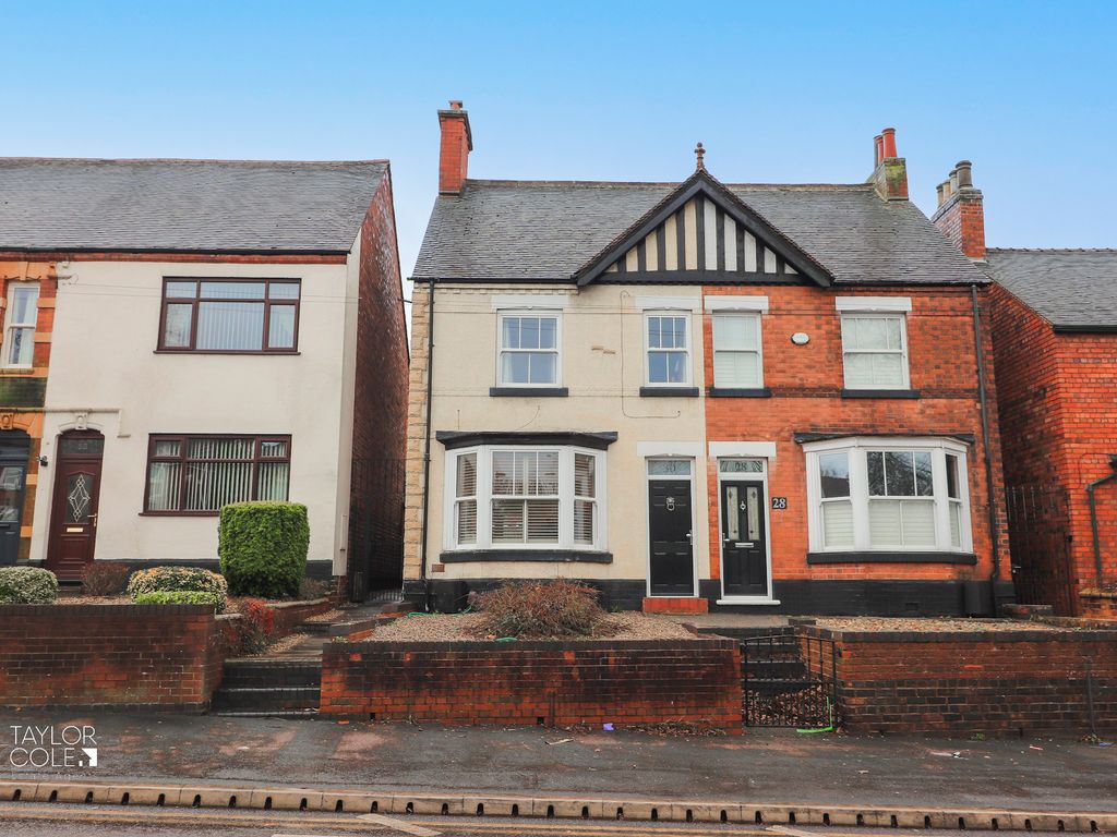 3 bed semidetached house for sale in Glascote Road, Tamworth B77, £