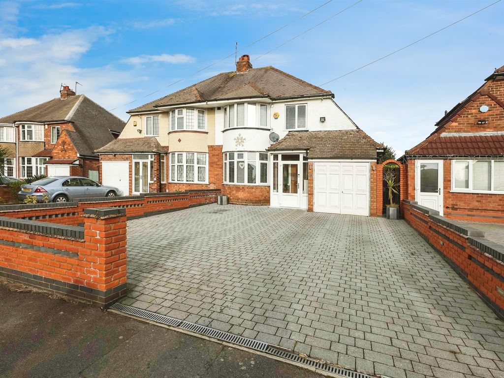 3 bed semidetached house for sale in Elmfield Road, Castle Bromwich, Birmingham B36, £375,000