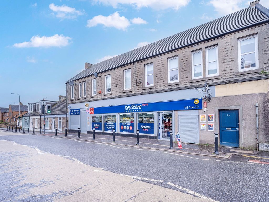 2 bed flat for sale in Main Street, Townhill, Dunfermline KY12, £17,500