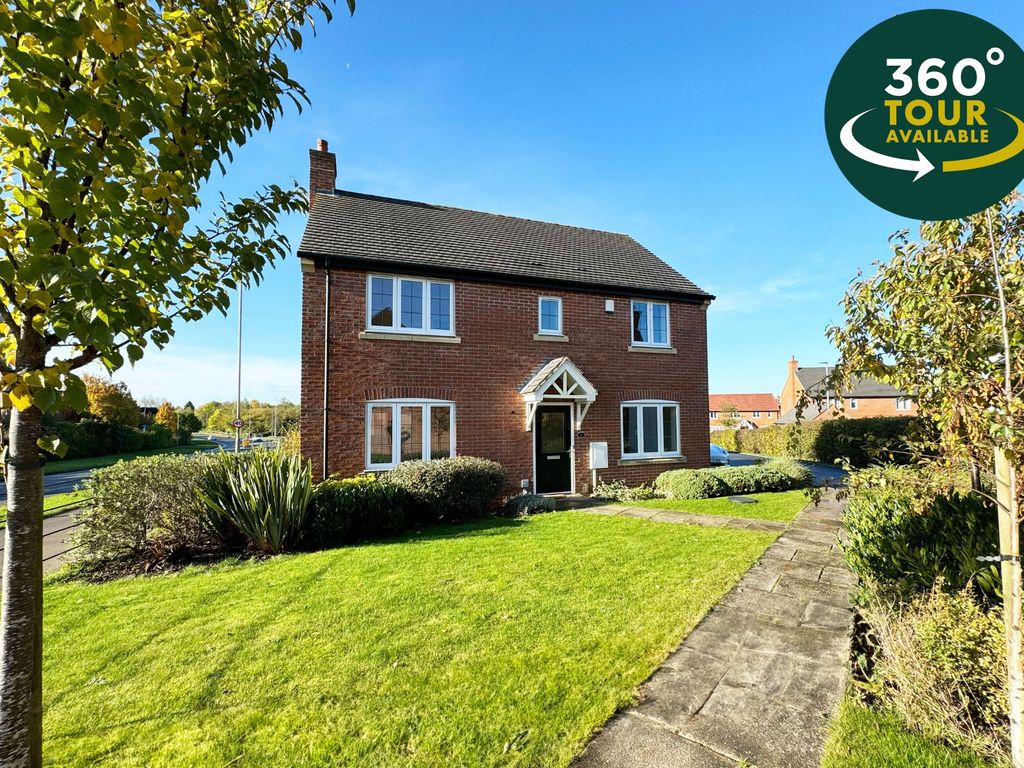 4 bed detached house for sale in Poppy Road, Lutterworth, Leicester