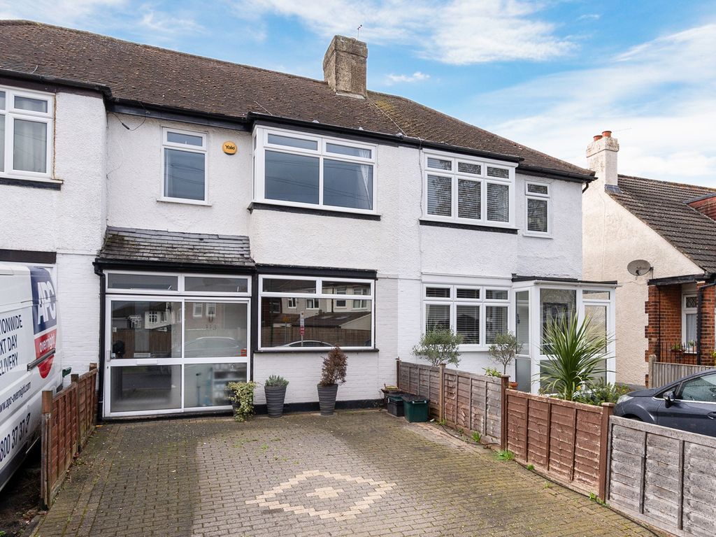 2 bed terraced house for sale in Langley Avenue, Worcester Park KT4, £