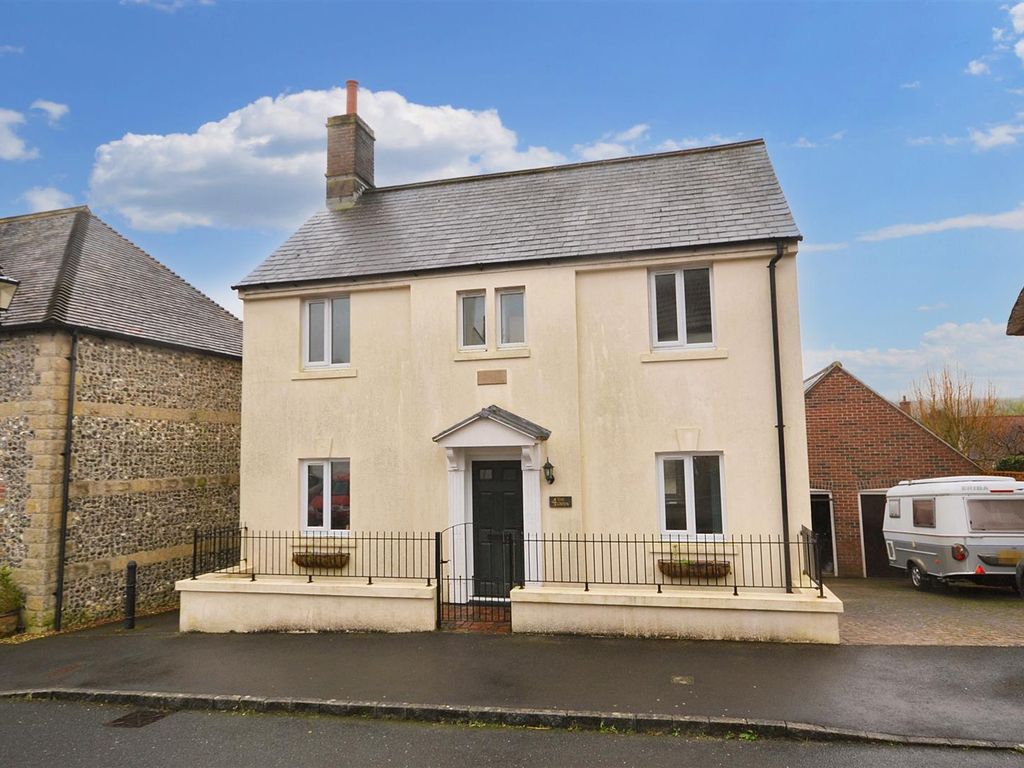 3 bed detached house for sale in The Green, Stratton, Dorchester DT2, £