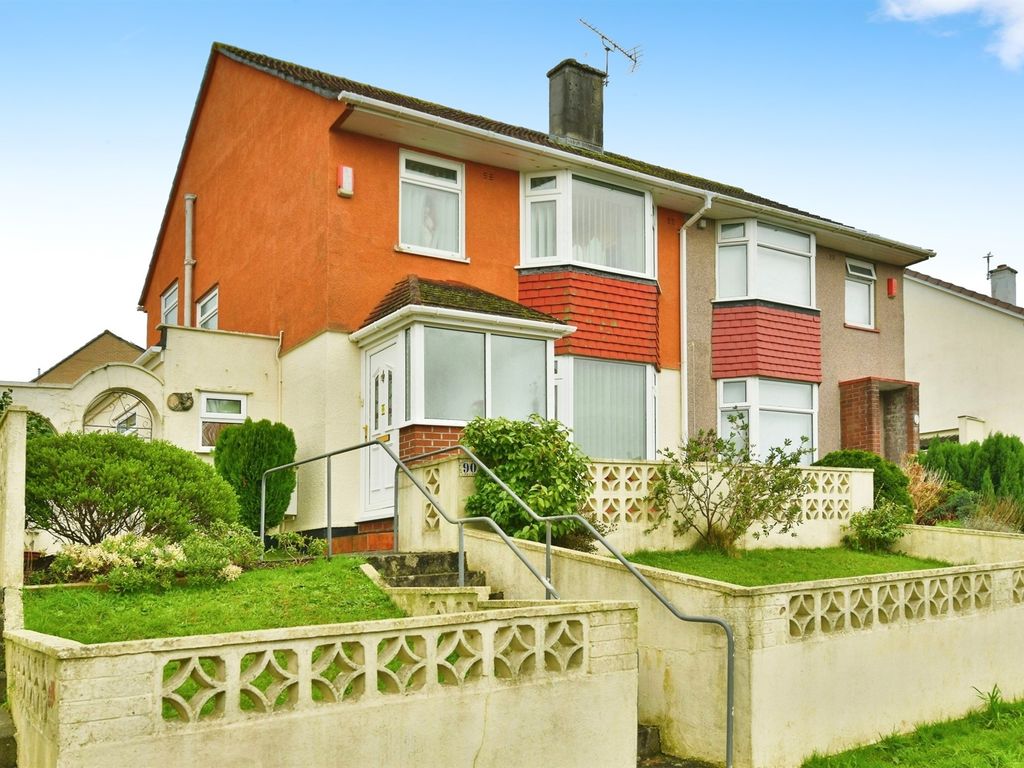 3 bed semidetached house for sale in Norwich Avenue, Plymouth PL5, £
