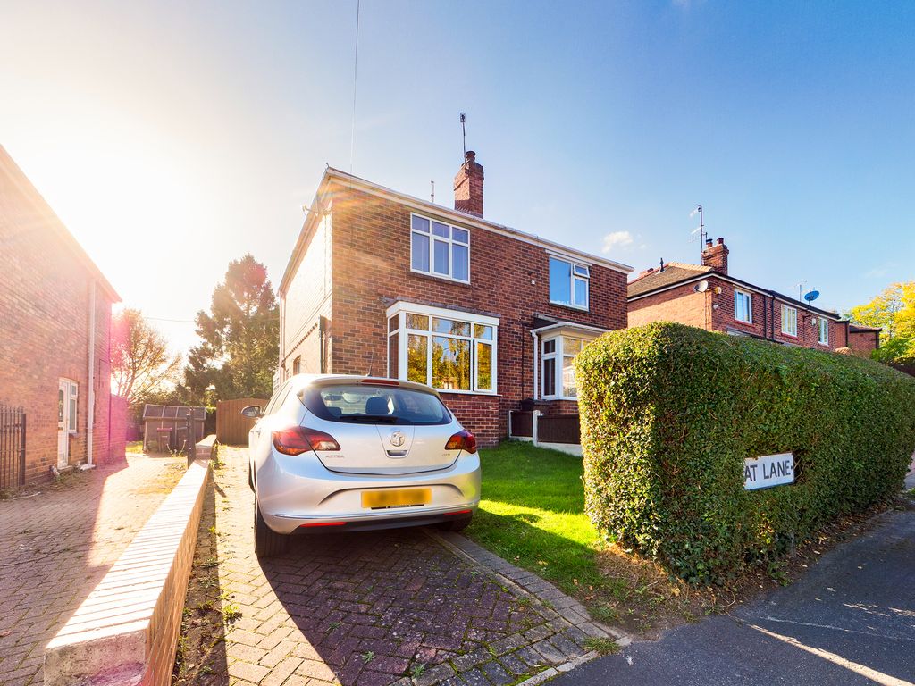 2 bed semidetached house for sale in Flat Lane, Whiston, Rotherham S60