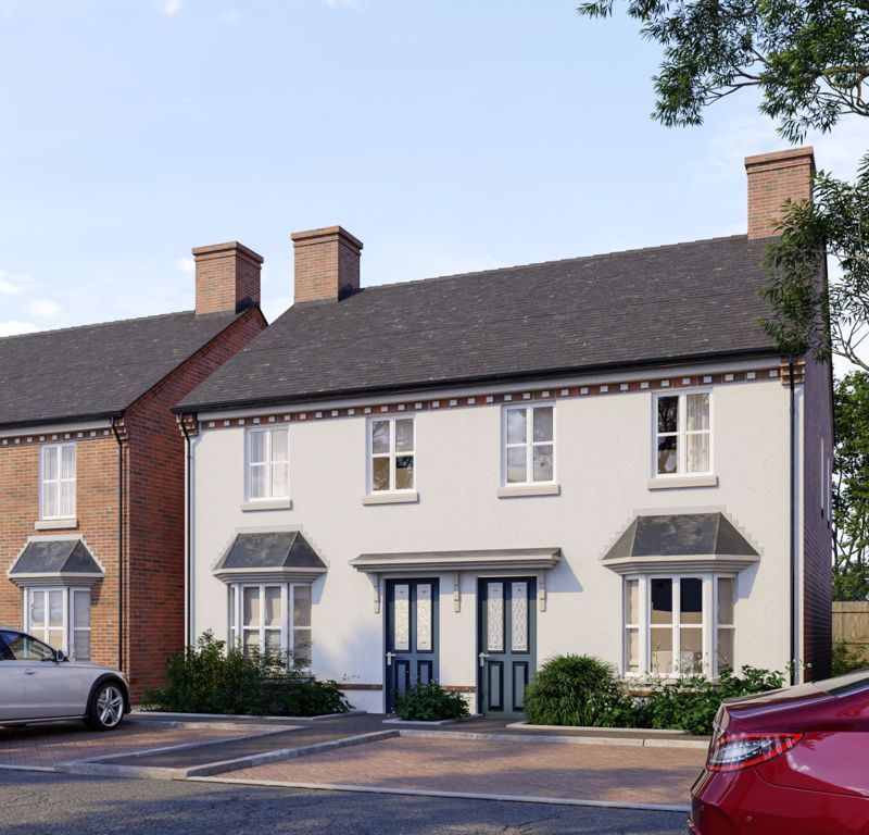 New home, 3 bed semidetached house for sale in Station Road, Madeley