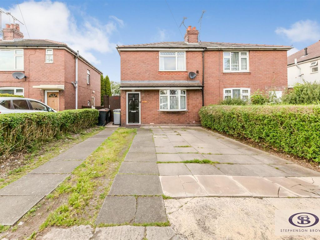2 bed semidetached house for sale in Badger Avenue, Crewe CW1, £100,500 Zoopla