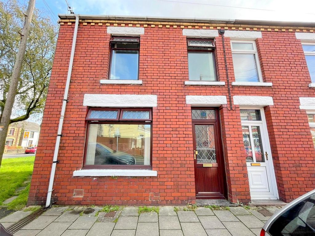 3 bed end terrace house for sale in Temple Street, Maesteg CF34, £