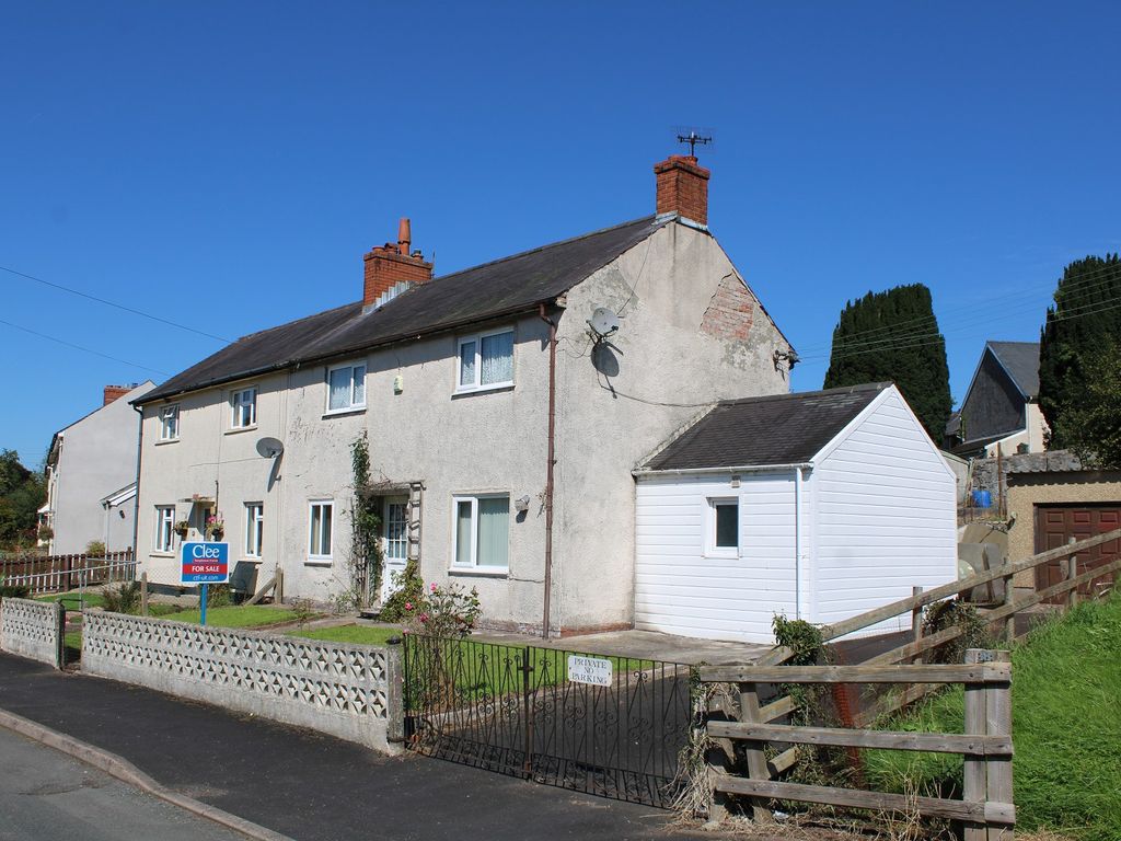 3 bed semidetached house for sale in Brynawelon, Trecastle, Brecon