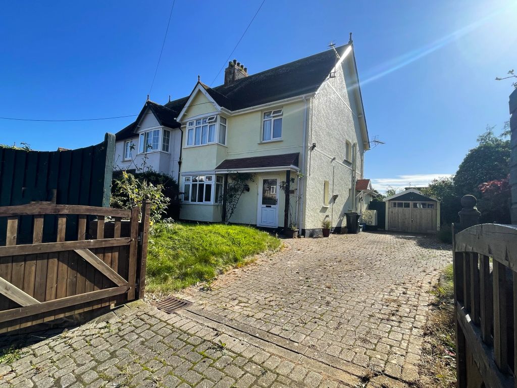 3 bed semidetached house for sale in Littleham Road, Exmouth EX8, £