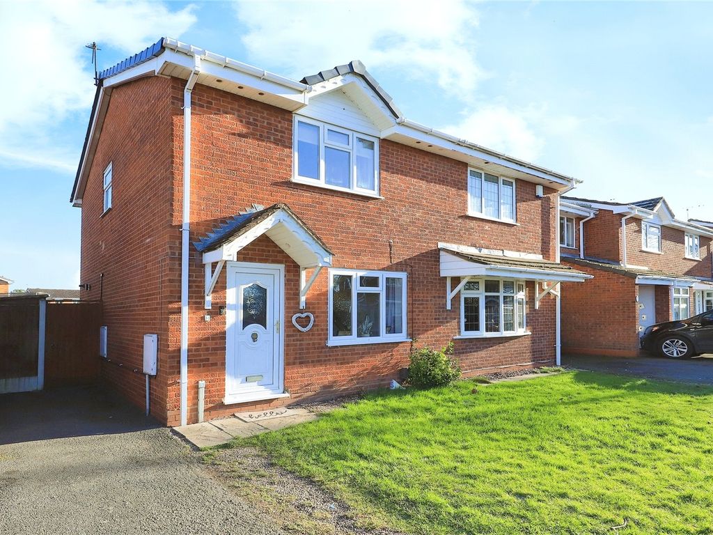 3 bed semidetached house for sale in Coulter Grove, Perton, Wolverhampton, Staffordshire WV6, £