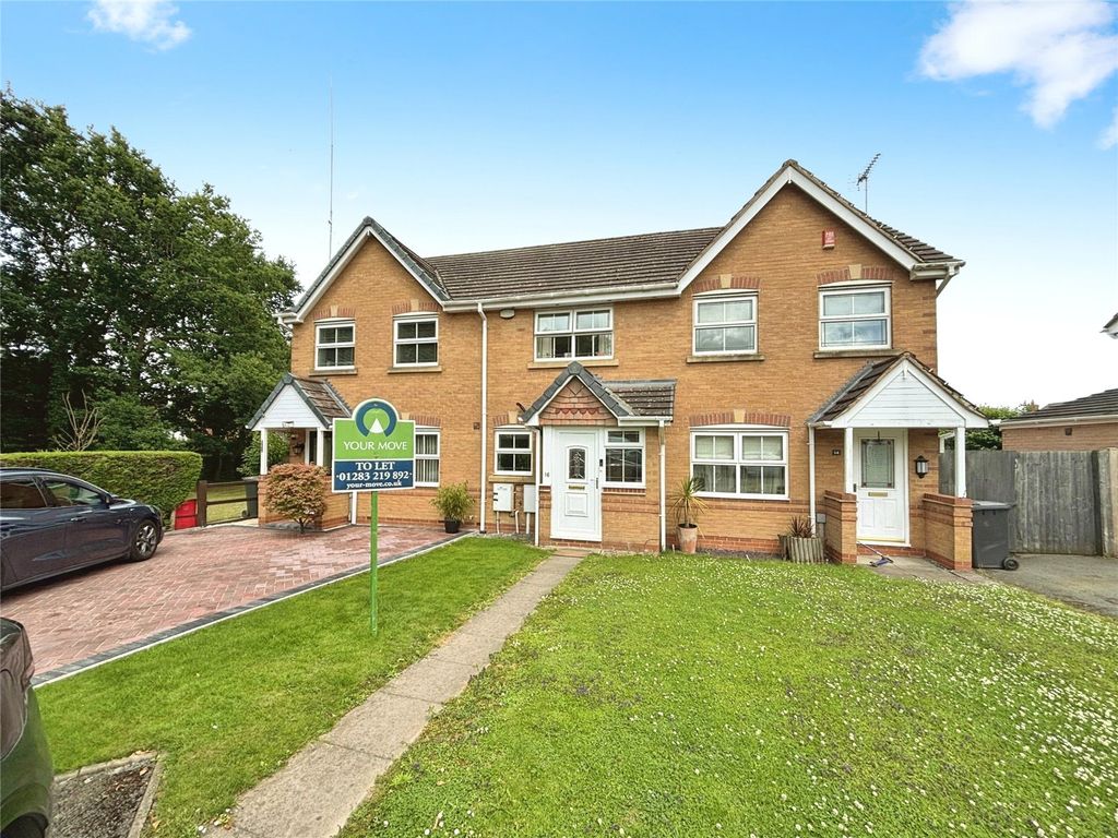 2 bed terraced house to rent in Keepers Close, Moira, Swadlincote