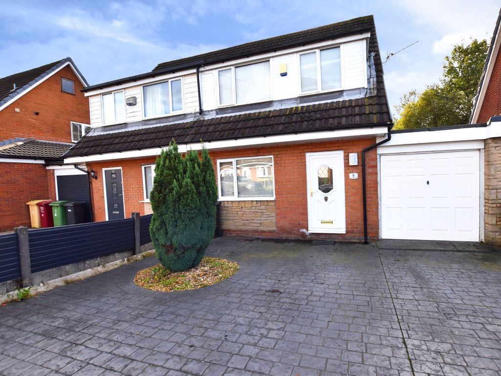 3 bed semidetached house for sale in Harpford Close, Bolton BL2, £